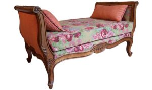 Recamier Entalhado Louis XV