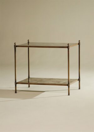 Mesa Lateral Brass Espelhada